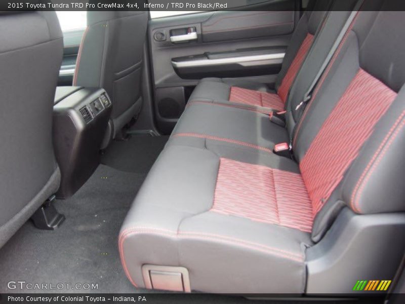 Rear Seat of 2015 Tundra TRD Pro CrewMax 4x4