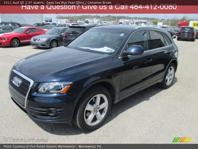Deep Sea Blue Pearl Effect / Cinnamon Brown 2011 Audi Q5 2.0T quattro
