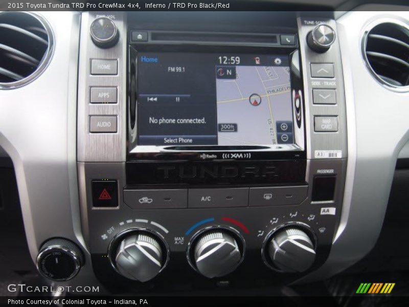 Navigation of 2015 Tundra TRD Pro CrewMax 4x4