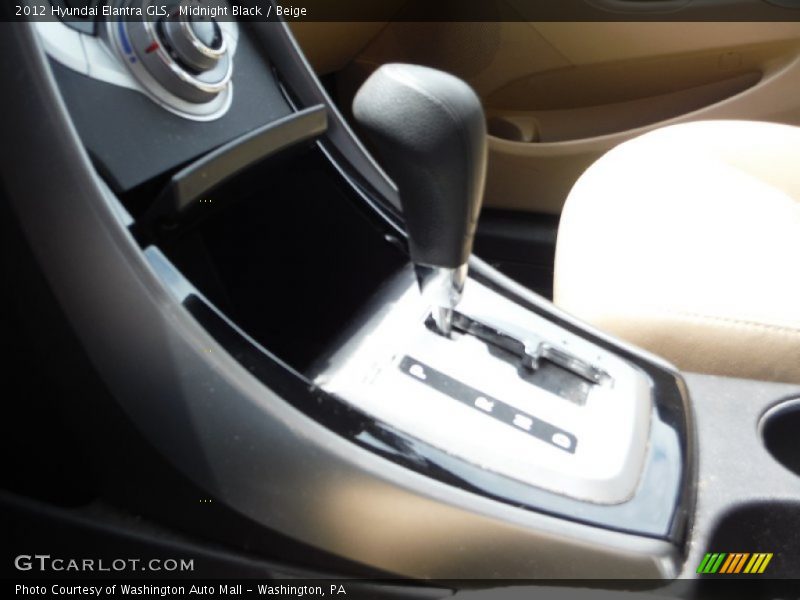 Midnight Black / Beige 2012 Hyundai Elantra GLS
