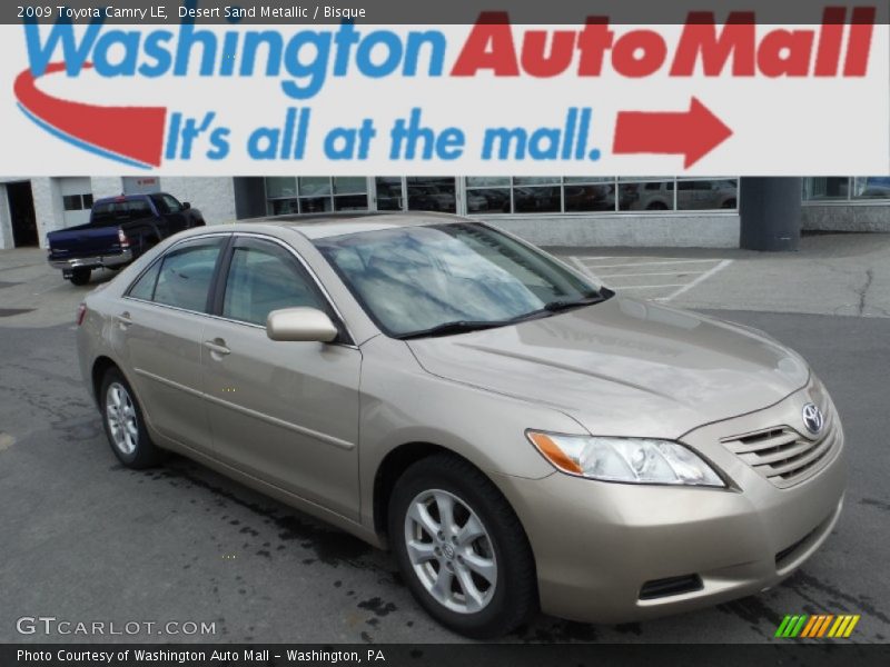 Desert Sand Metallic / Bisque 2009 Toyota Camry LE
