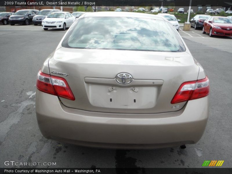 Desert Sand Metallic / Bisque 2009 Toyota Camry LE