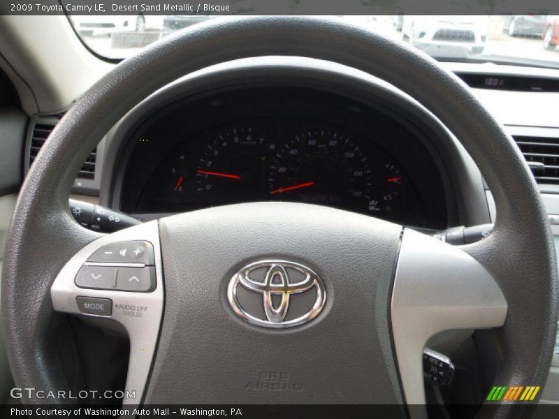 Desert Sand Metallic / Bisque 2009 Toyota Camry LE