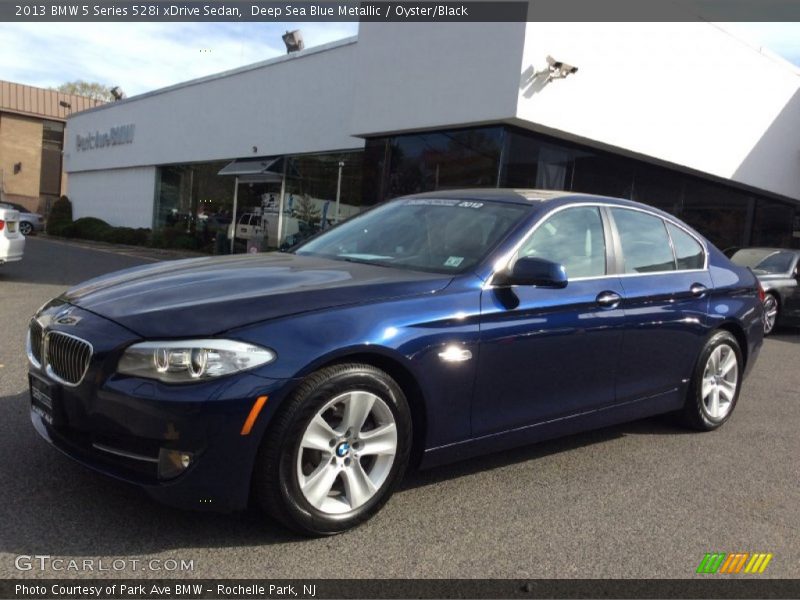 Deep Sea Blue Metallic / Oyster/Black 2013 BMW 5 Series 528i xDrive Sedan