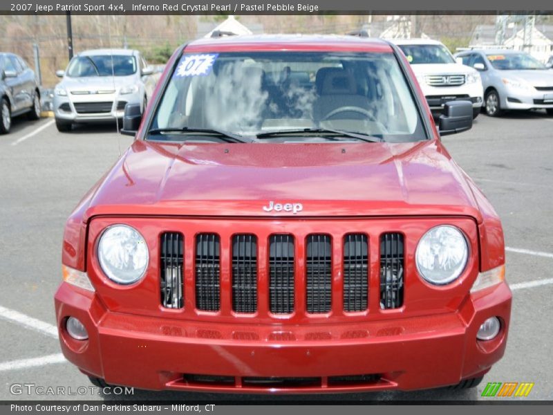 Inferno Red Crystal Pearl / Pastel Pebble Beige 2007 Jeep Patriot Sport 4x4