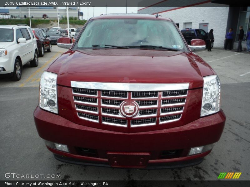 Infrared / Ebony 2008 Cadillac Escalade AWD