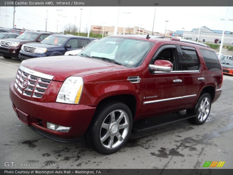 Infrared / Ebony 2008 Cadillac Escalade AWD
