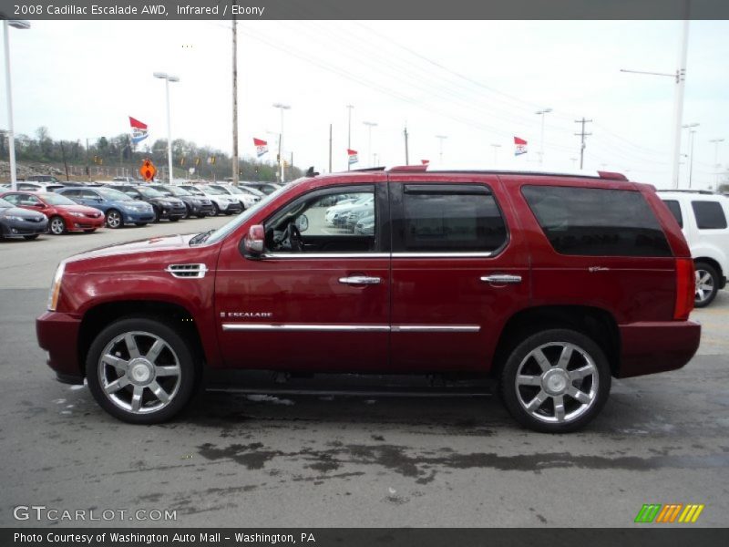 Infrared / Ebony 2008 Cadillac Escalade AWD