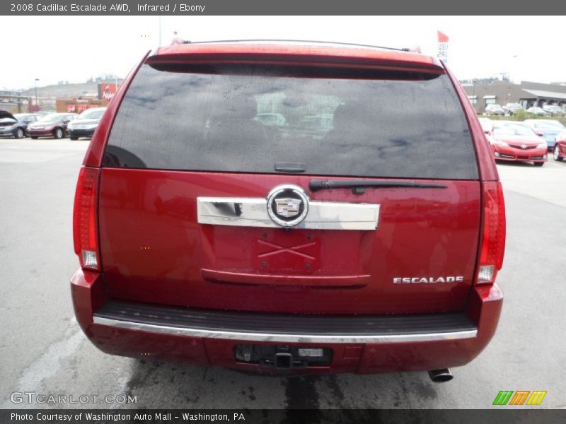 Infrared / Ebony 2008 Cadillac Escalade AWD