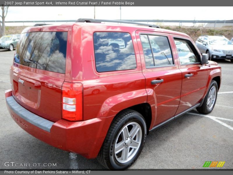 Inferno Red Crystal Pearl / Pastel Pebble Beige 2007 Jeep Patriot Sport 4x4