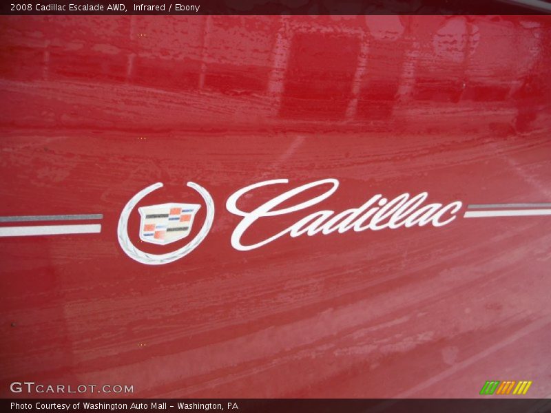 Infrared / Ebony 2008 Cadillac Escalade AWD