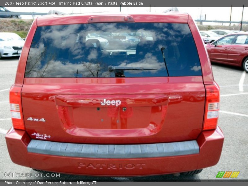 Inferno Red Crystal Pearl / Pastel Pebble Beige 2007 Jeep Patriot Sport 4x4