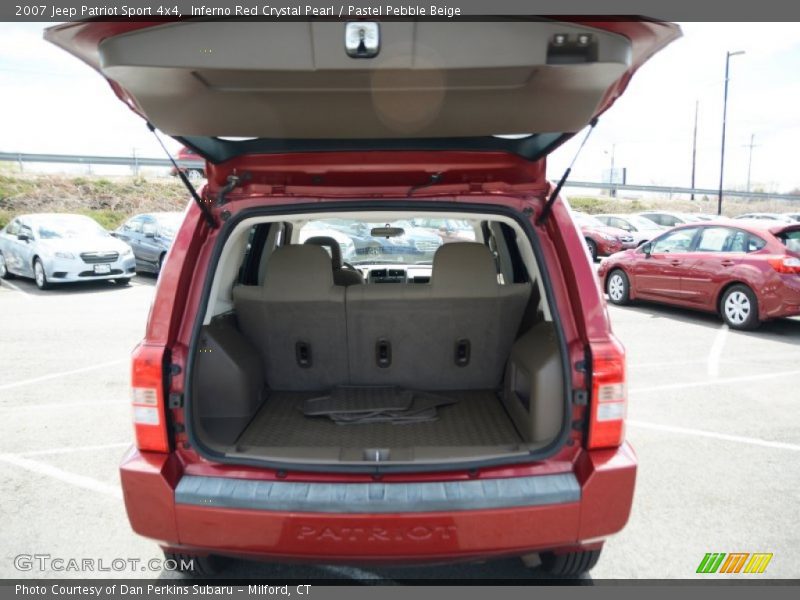 Inferno Red Crystal Pearl / Pastel Pebble Beige 2007 Jeep Patriot Sport 4x4