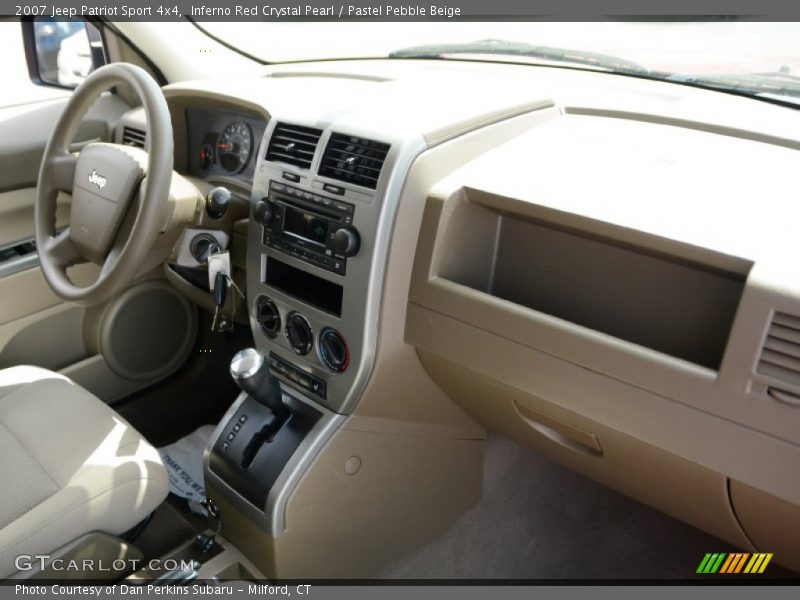 Inferno Red Crystal Pearl / Pastel Pebble Beige 2007 Jeep Patriot Sport 4x4