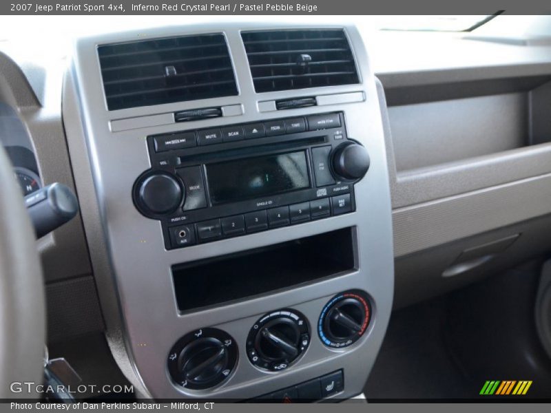 Inferno Red Crystal Pearl / Pastel Pebble Beige 2007 Jeep Patriot Sport 4x4