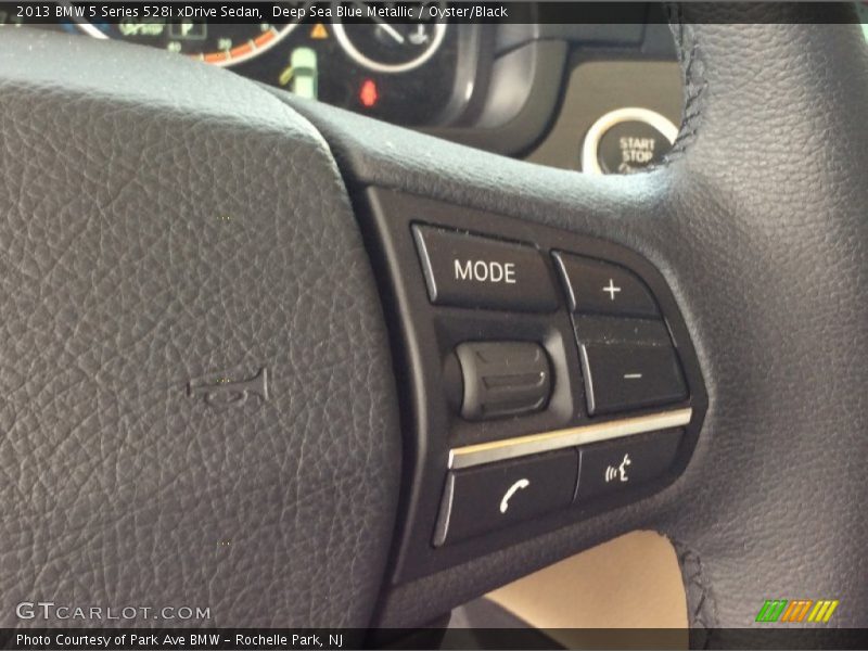Deep Sea Blue Metallic / Oyster/Black 2013 BMW 5 Series 528i xDrive Sedan