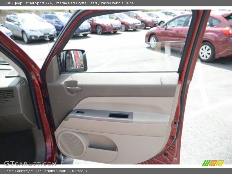 Inferno Red Crystal Pearl / Pastel Pebble Beige 2007 Jeep Patriot Sport 4x4