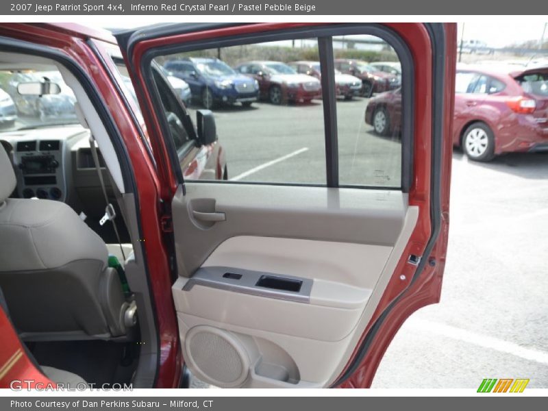 Inferno Red Crystal Pearl / Pastel Pebble Beige 2007 Jeep Patriot Sport 4x4