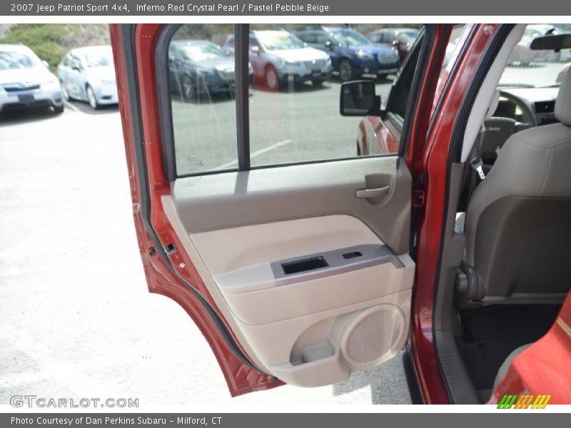 Inferno Red Crystal Pearl / Pastel Pebble Beige 2007 Jeep Patriot Sport 4x4