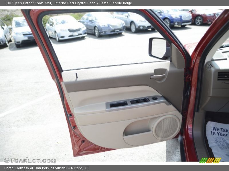 Inferno Red Crystal Pearl / Pastel Pebble Beige 2007 Jeep Patriot Sport 4x4