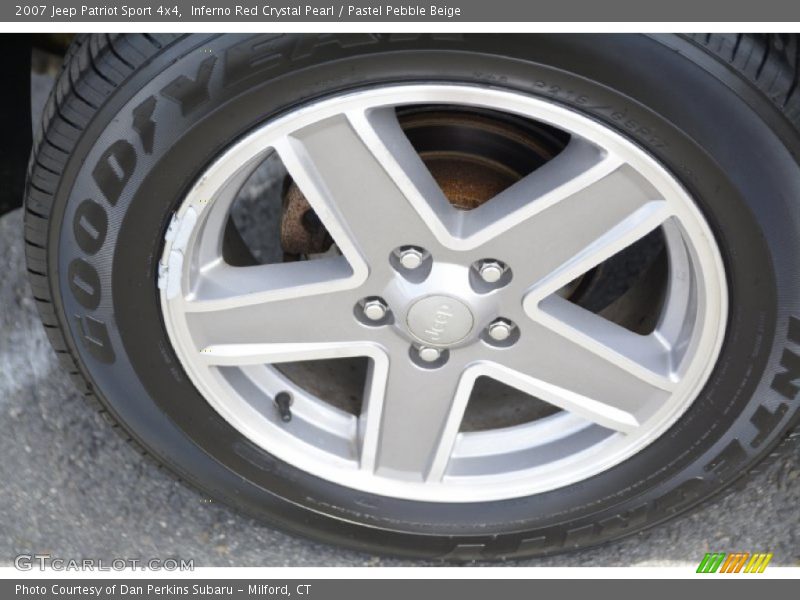 Inferno Red Crystal Pearl / Pastel Pebble Beige 2007 Jeep Patriot Sport 4x4