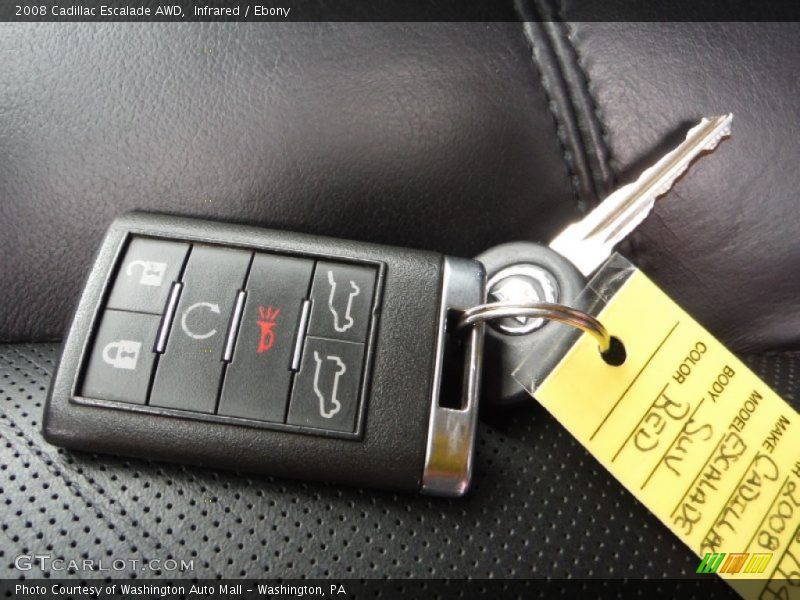 Infrared / Ebony 2008 Cadillac Escalade AWD