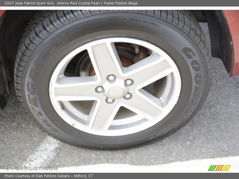 Inferno Red Crystal Pearl / Pastel Pebble Beige 2007 Jeep Patriot Sport 4x4