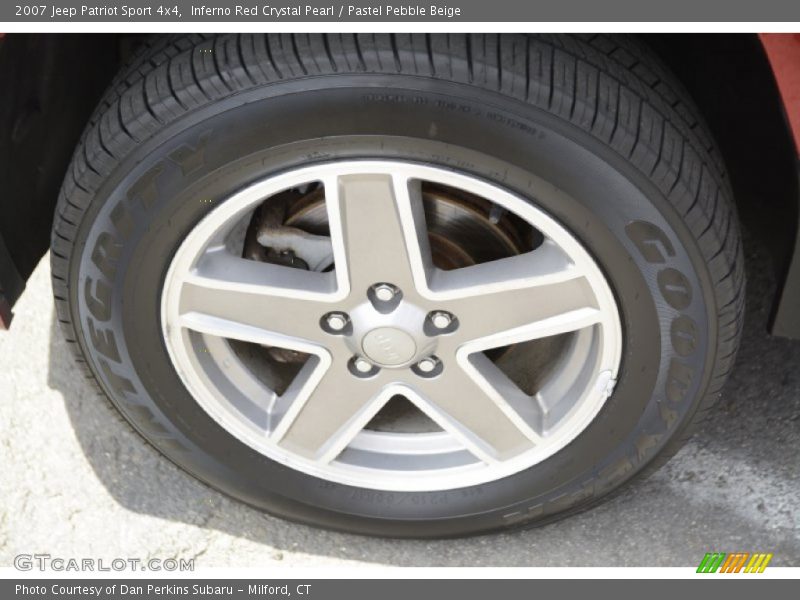 Inferno Red Crystal Pearl / Pastel Pebble Beige 2007 Jeep Patriot Sport 4x4