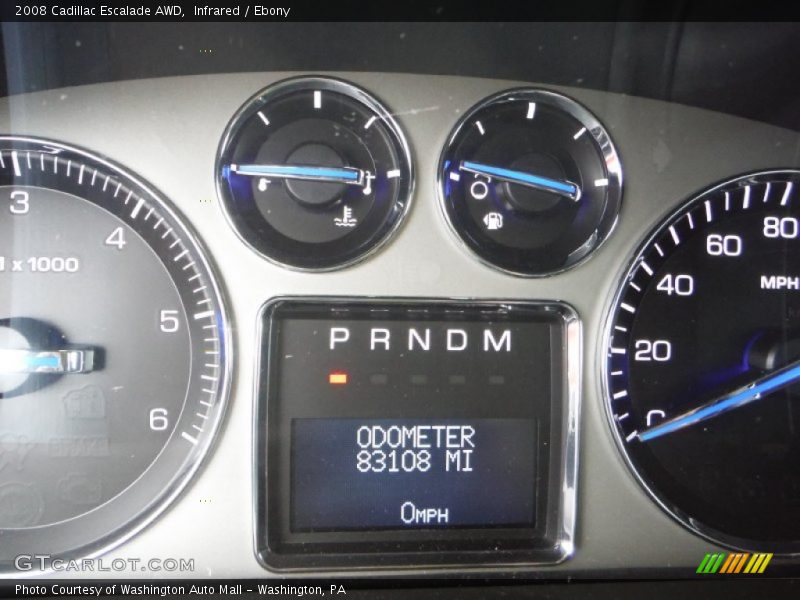 Infrared / Ebony 2008 Cadillac Escalade AWD