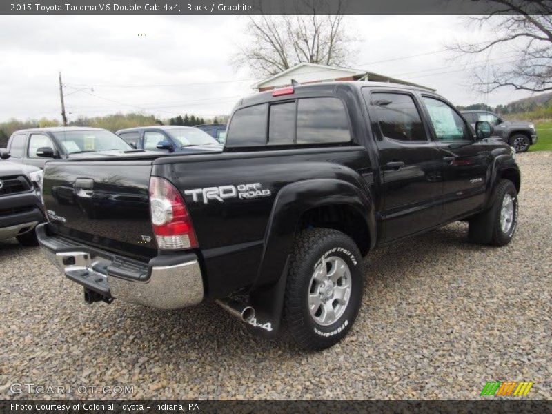 Black / Graphite 2015 Toyota Tacoma V6 Double Cab 4x4