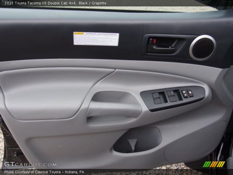 Black / Graphite 2015 Toyota Tacoma V6 Double Cab 4x4