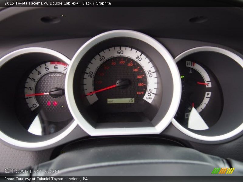 Black / Graphite 2015 Toyota Tacoma V6 Double Cab 4x4