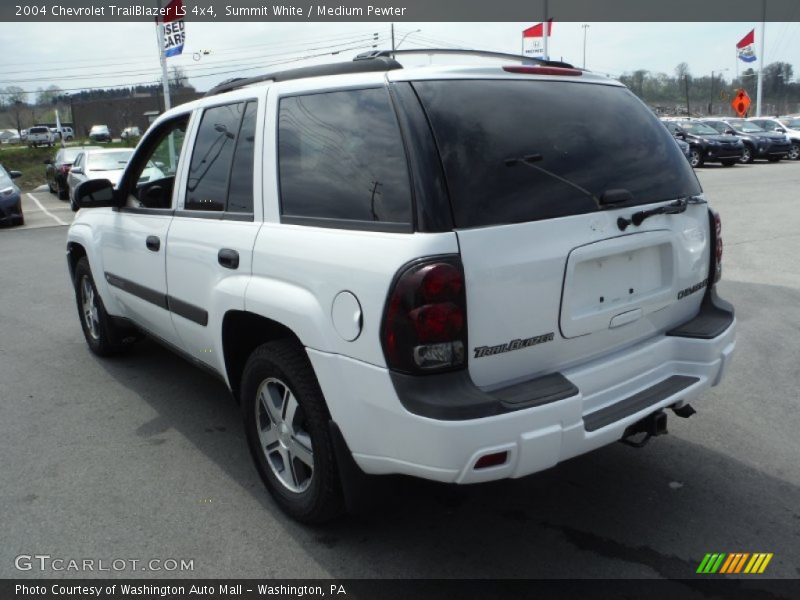 Summit White / Medium Pewter 2004 Chevrolet TrailBlazer LS 4x4