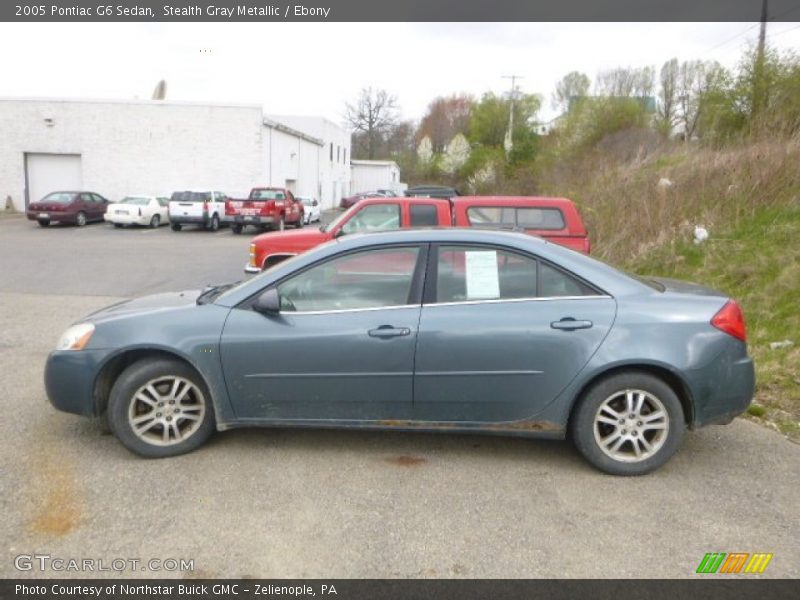 Stealth Gray Metallic / Ebony 2005 Pontiac G6 Sedan