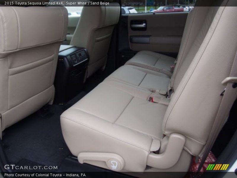 Super White / Sand Beige 2015 Toyota Sequoia Limited 4x4