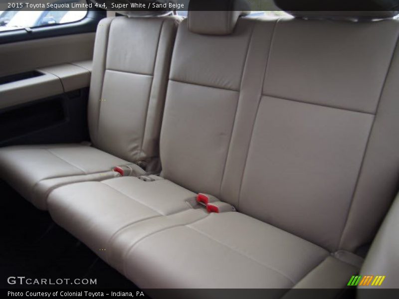 Super White / Sand Beige 2015 Toyota Sequoia Limited 4x4