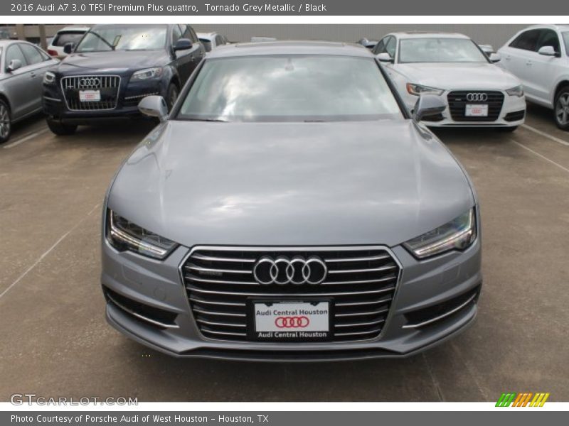 Tornado Grey Metallic / Black 2016 Audi A7 3.0 TFSI Premium Plus quattro