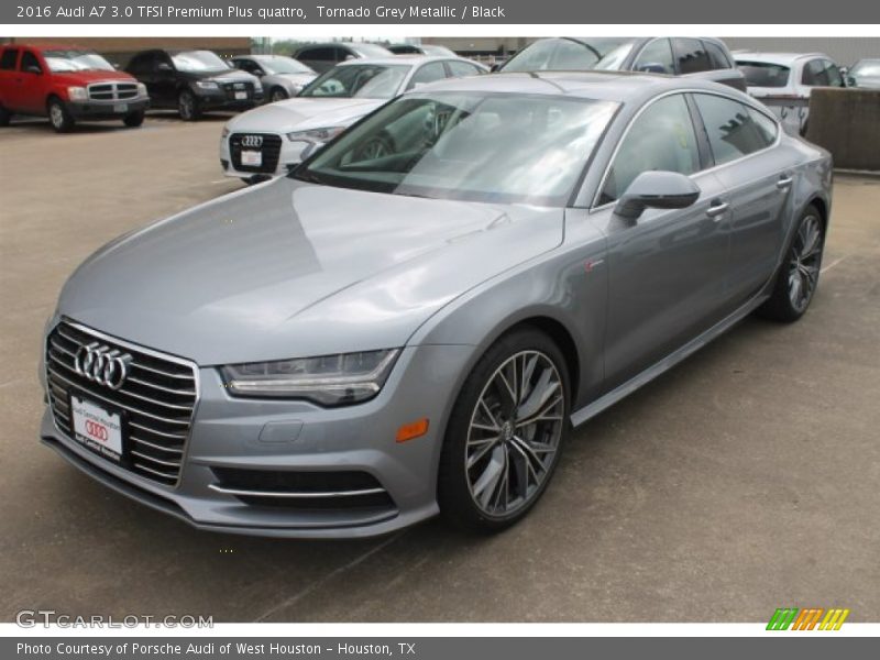 Tornado Grey Metallic / Black 2016 Audi A7 3.0 TFSI Premium Plus quattro