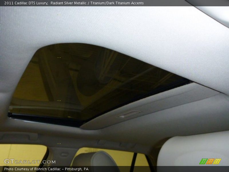 Radiant Silver Metallic / Titanium/Dark Titanium Accents 2011 Cadillac DTS Luxury