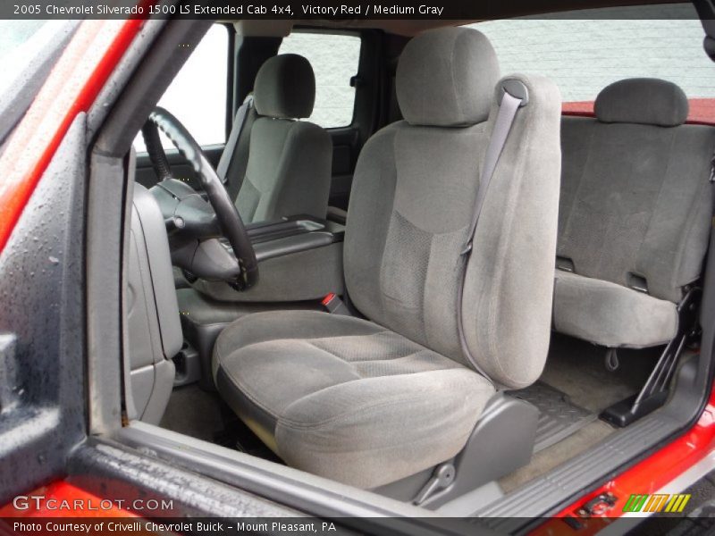  2005 Silverado 1500 LS Extended Cab 4x4 Medium Gray Interior