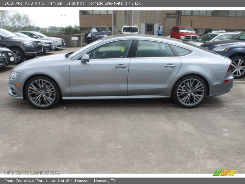 Tornado Grey Metallic / Black 2016 Audi A7 3.0 TFSI Premium Plus quattro