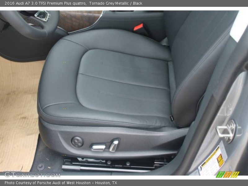Tornado Grey Metallic / Black 2016 Audi A7 3.0 TFSI Premium Plus quattro