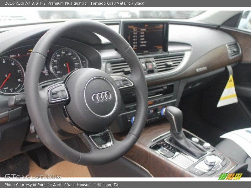 Tornado Grey Metallic / Black 2016 Audi A7 3.0 TFSI Premium Plus quattro