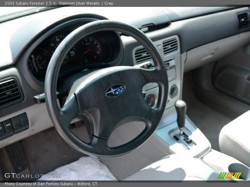 Platinum Silver Metallic / Gray 2003 Subaru Forester 2.5 X