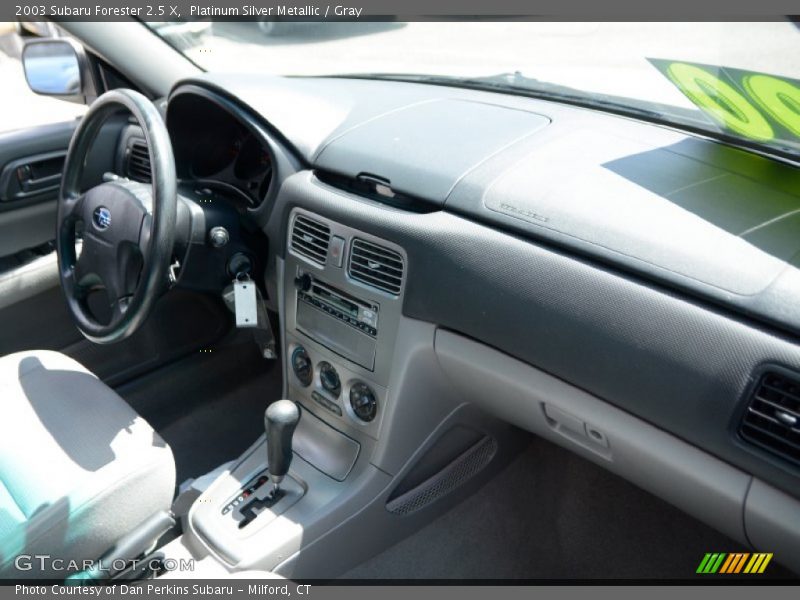Platinum Silver Metallic / Gray 2003 Subaru Forester 2.5 X
