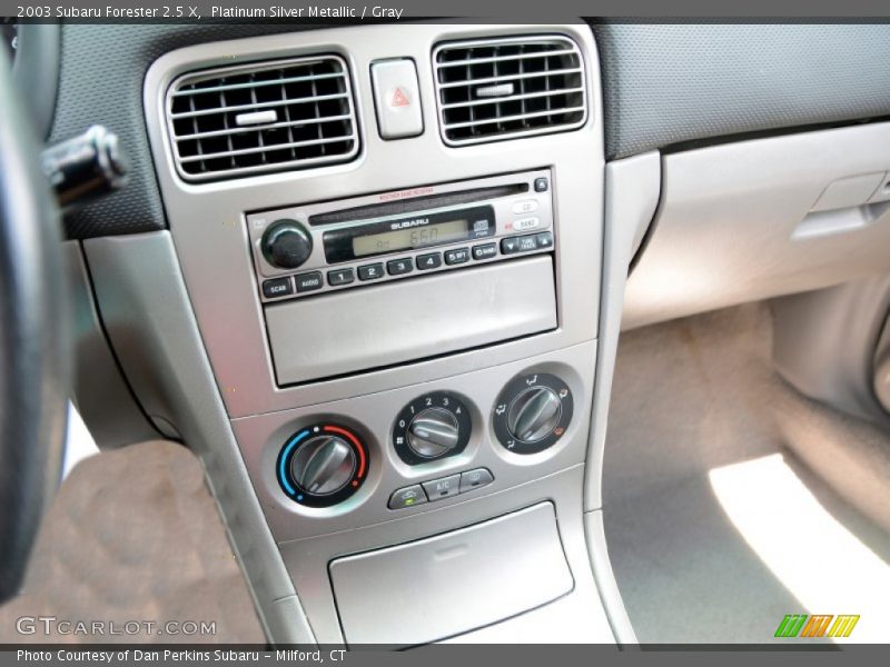 Platinum Silver Metallic / Gray 2003 Subaru Forester 2.5 X