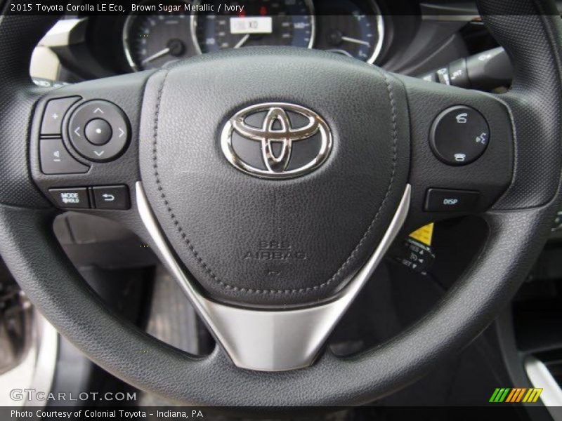 Brown Sugar Metallic / Ivory 2015 Toyota Corolla LE Eco