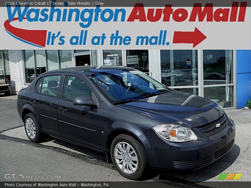 Slate Metallic / Gray 2009 Chevrolet Cobalt LT Sedan