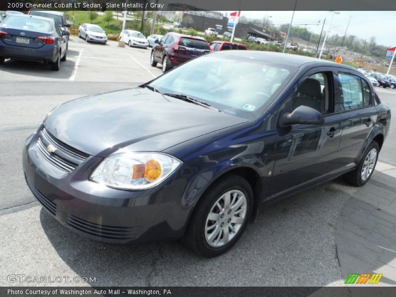 Slate Metallic / Gray 2009 Chevrolet Cobalt LT Sedan