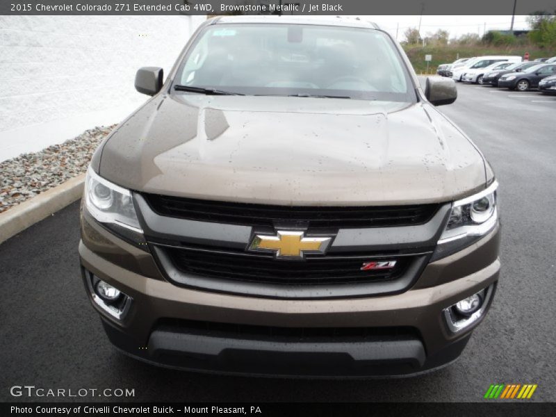 Brownstone Metallic / Jet Black 2015 Chevrolet Colorado Z71 Extended Cab 4WD